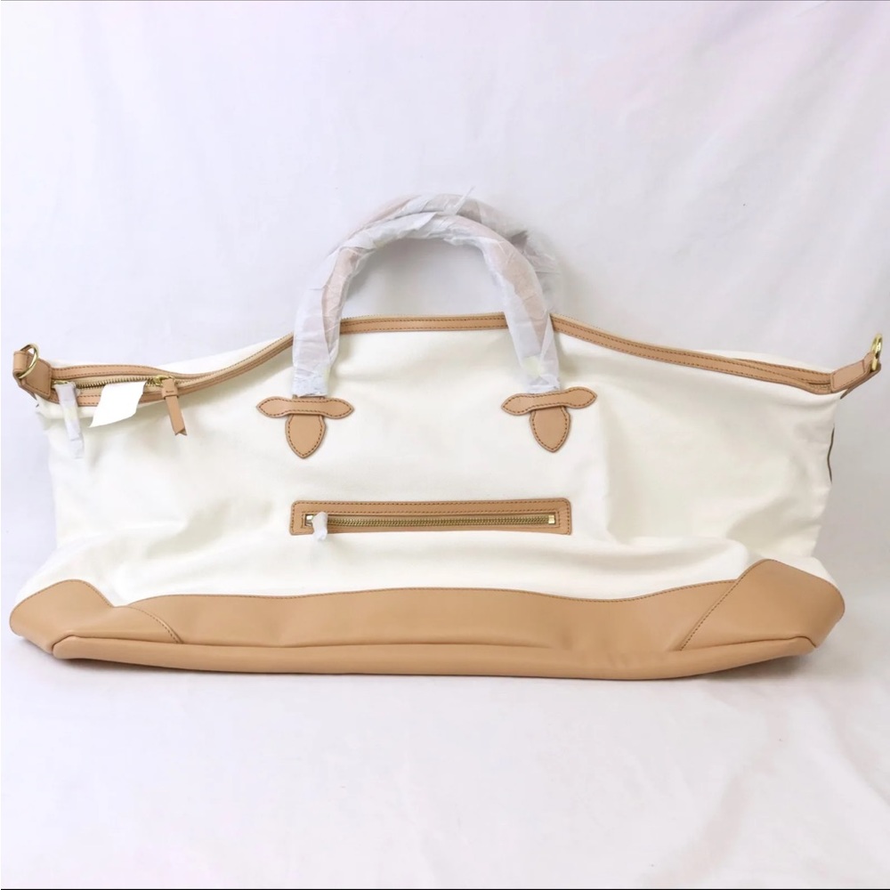 Mark & Graham Canvas and Twill Overnighter Bag